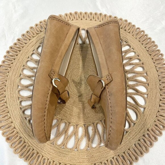 NWOT Cole Haan Women's Evelyn Bow Drivers Birch-Beige-Nubuck Size 11B - Picture 4 of 9